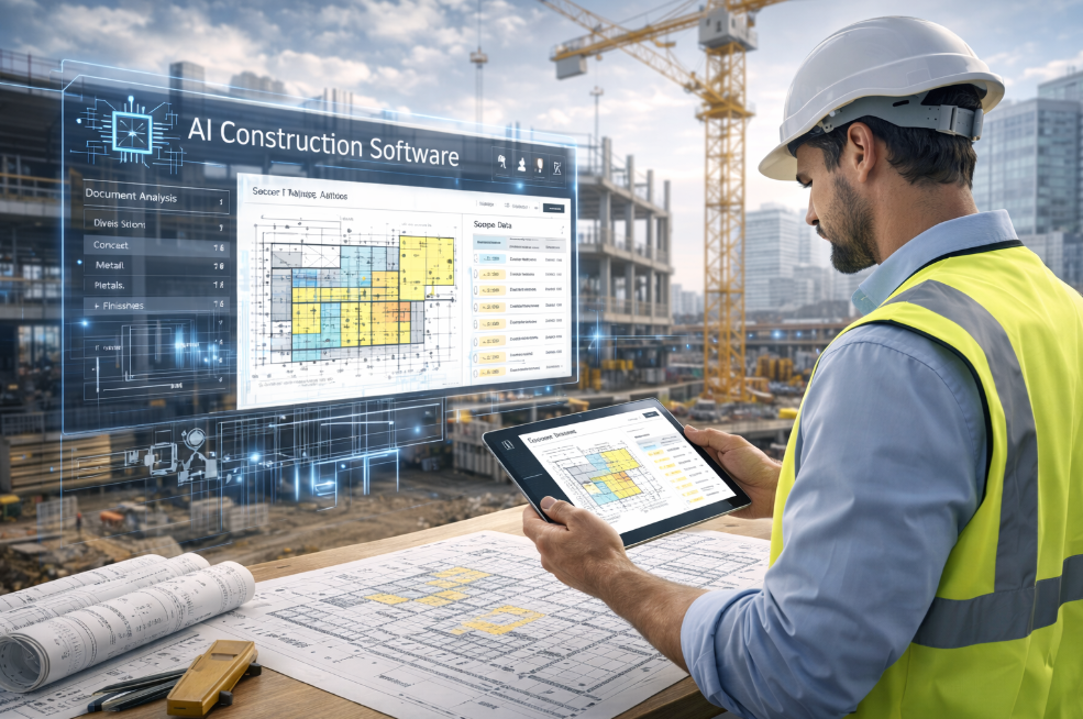 AI construction softwar with context tool